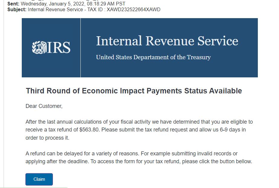 IRS Phishing