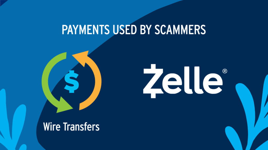 Scam Alert – Wire Transfers or Zelle Payments